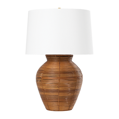 Hudson Valley Lighting Newark 19.5 inch 60 watt Vintage Gold Leaf Table Lamp Portable Light