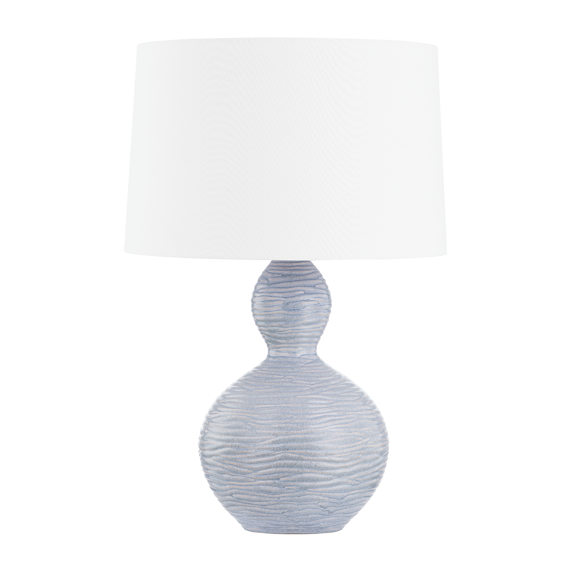 Hudson Valley Lighting Cairns 18.5 inch 60 watt Aged Brass/Ceramic Crackle Black Table Lamp Portable Light