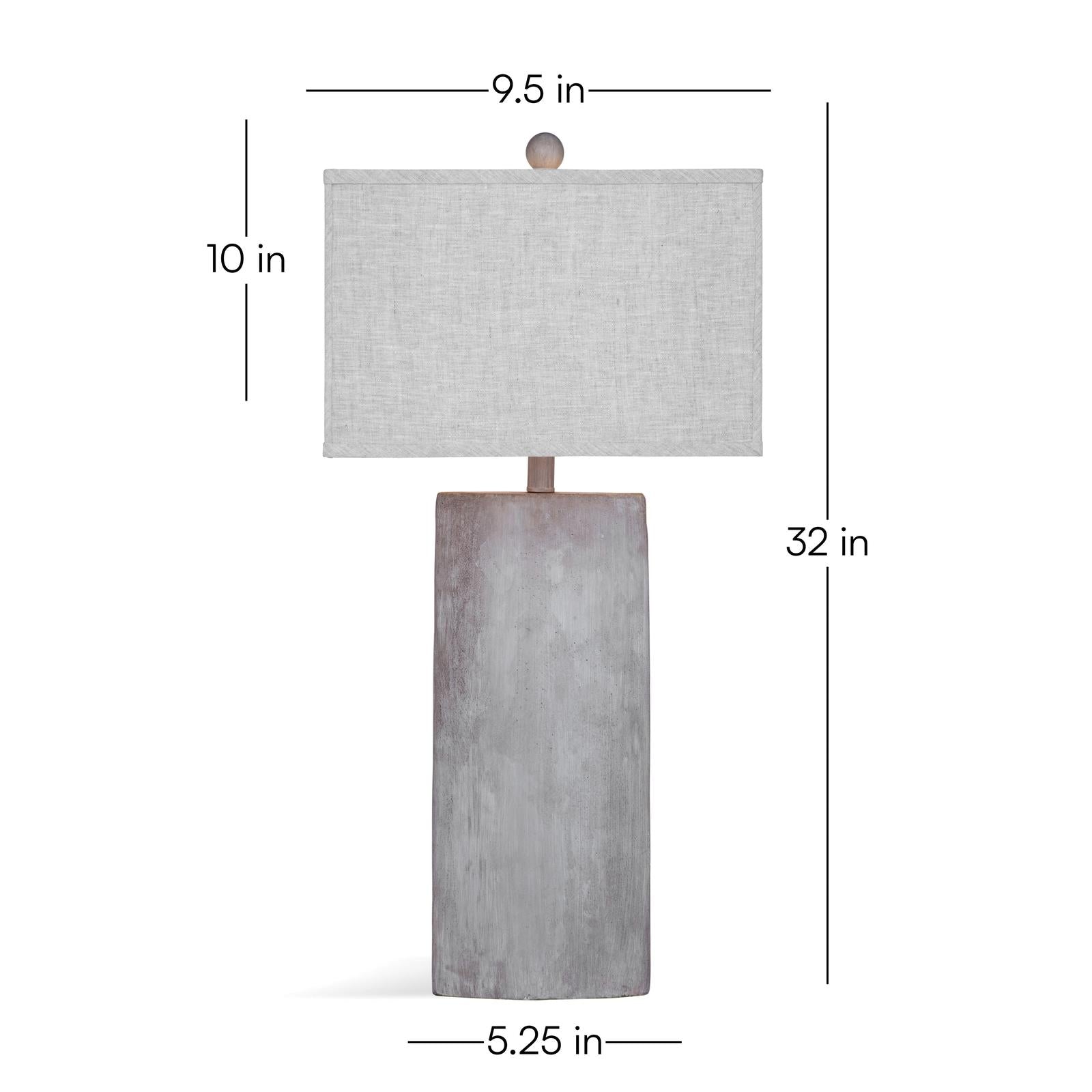 BMC Jonas Modern Cement Table Lamp