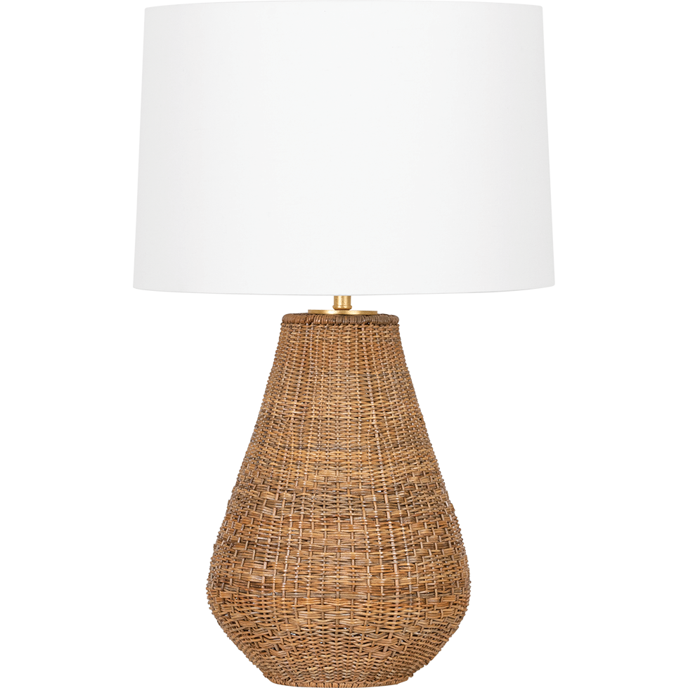Hudson Valley Lighting Eastbridge 18 inch 15 watt Vintage Gold Leaf Table Lamp Portable Light