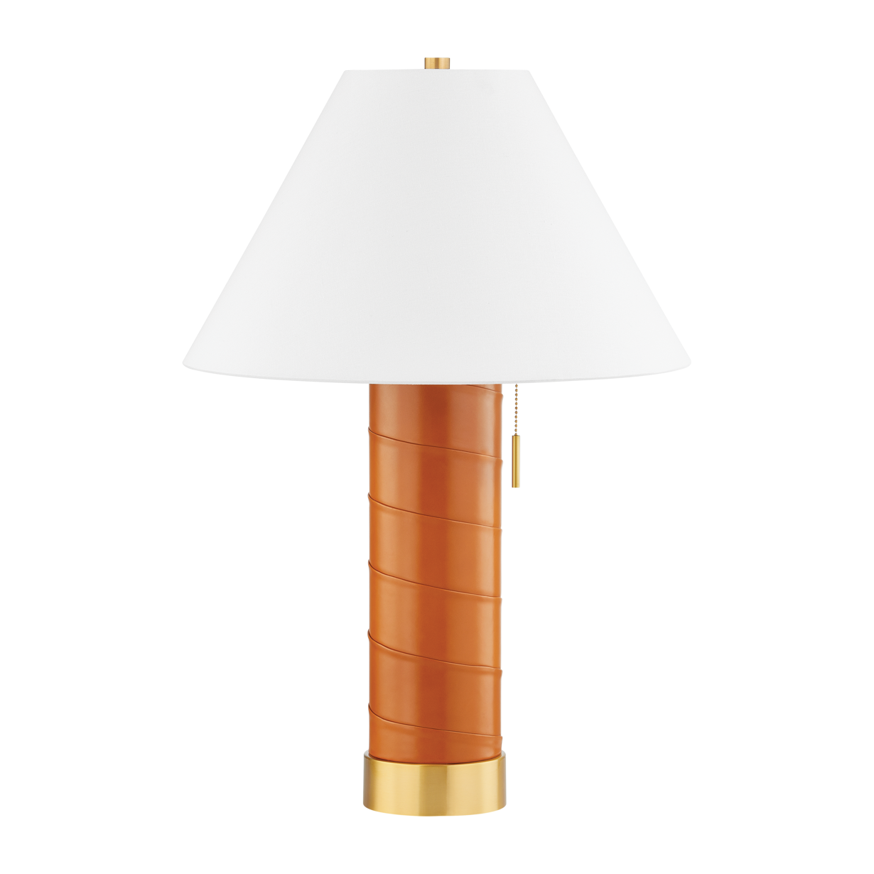 Hudson Valley Lighting Norwalk 19.25 inch 15 watt Aged Brass Table Lamp Portable Light