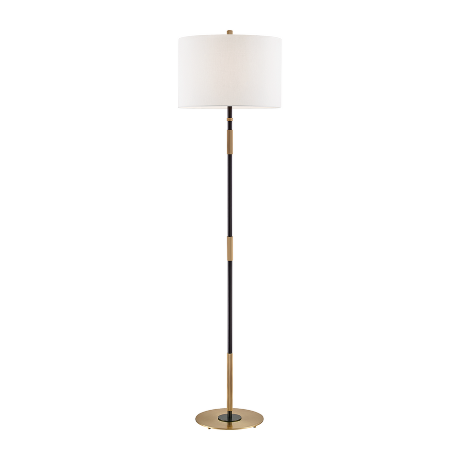 Hudson Valley Lighting Bowery 1 Light 16.5 inch Aged Old Bronze Floor Lamp Portable Light