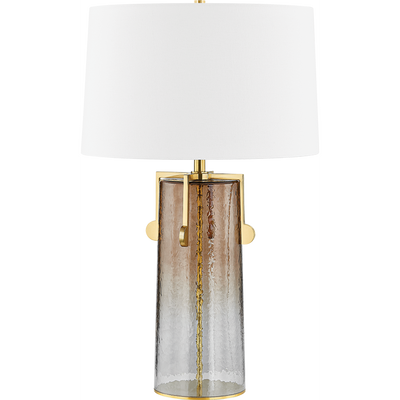 Hudson Valley Lighting Wildwood 18 inch 15 watt Aged Brass Table Lamp Portable Light