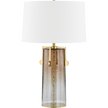 Hudson Valley Lighting Wildwood 18 inch 15 watt Aged Brass Table Lamp Portable Light