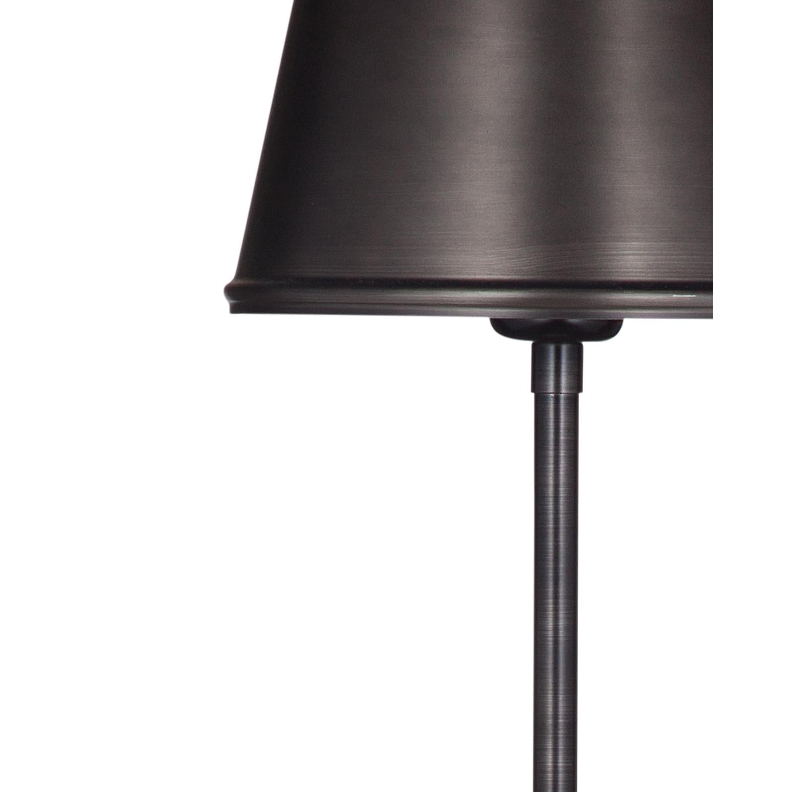 Bassett Mirror Gunmetal Table Lamp