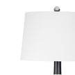 Bassett Mirror Black Glass Table Lamp