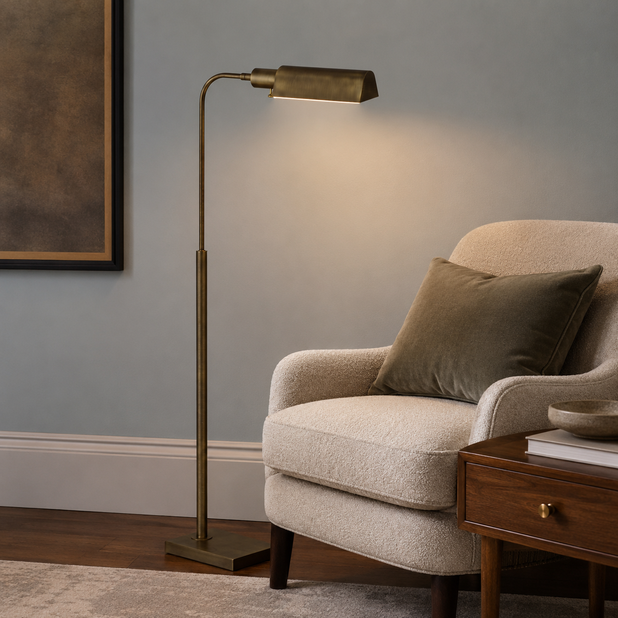 Bassett Mirror Clatsop Floor Lamp