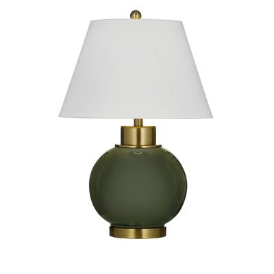 Bassett Mirror Green Table Lamp