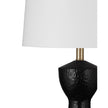 BMC Modern Black Textured Table Lamp  -  Set of 2
