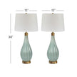 BMC Modern Coastal Ceramic Table Lamps -  Set of 2