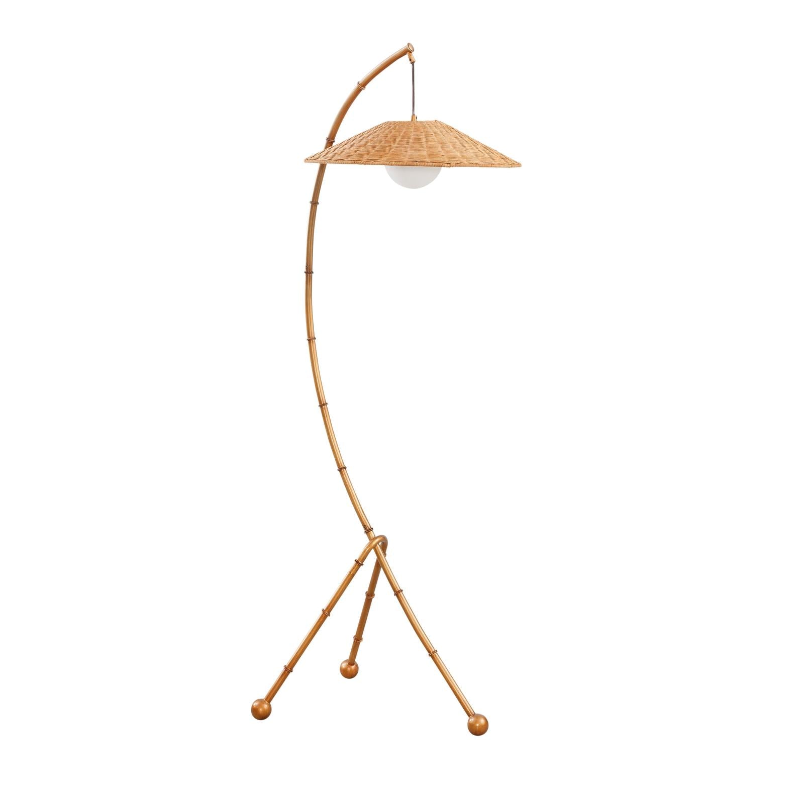 Bassett Mirror Frond Floor Lamp