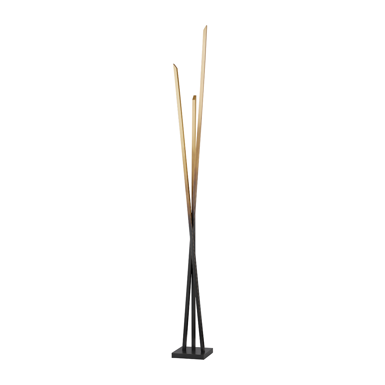Hudson Valley Lighting Gansevoort 1 Light 8 inch Gradient Brass Floor Lamp Portable Light