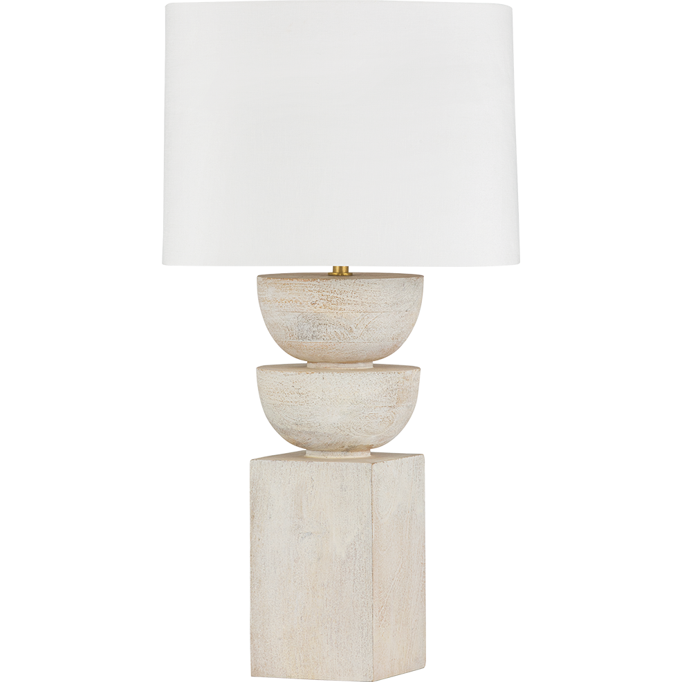 Hudson Valley Lighting Gardiner 19 inch 25 watt Aged Brass Table Lamp Portable Light