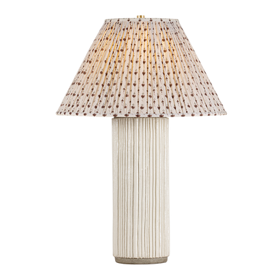 Hudson Valley Lighting Crestwood Table Lamp With Primrose Red Shade
