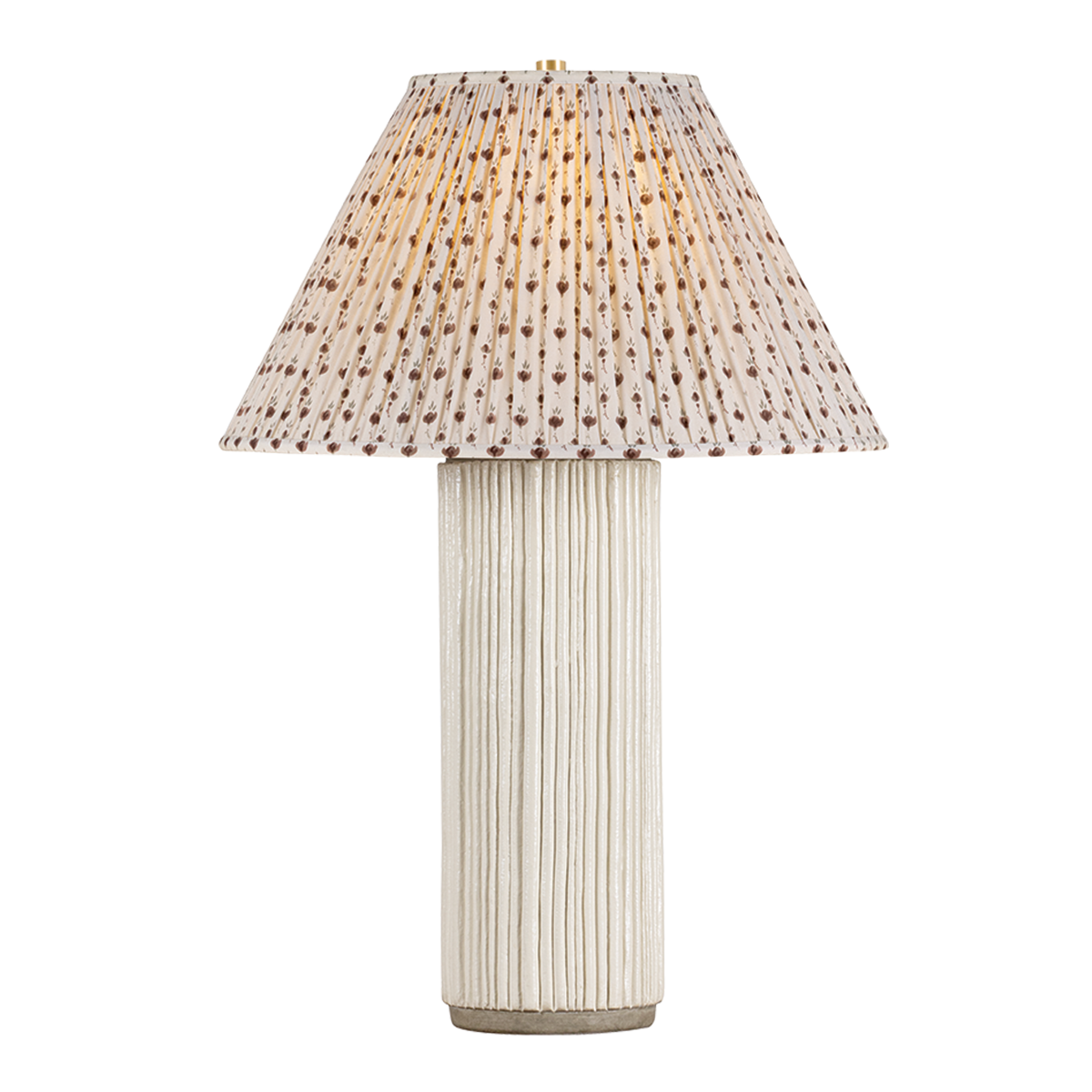Hudson Valley Lighting Crestwood Table Lamp With Primrose Red Shade