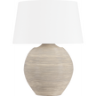 Hudson Valley Lighting Kitchawan 23 inch 25 watt Aged Brass/Ceramic Artisan Cream Table Lamp Portable Light