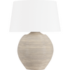 Hudson Valley Lighting Kitchawan 23 inch 25 watt Aged Brass/Ceramic Artisan Cream Table Lamp Portable Light