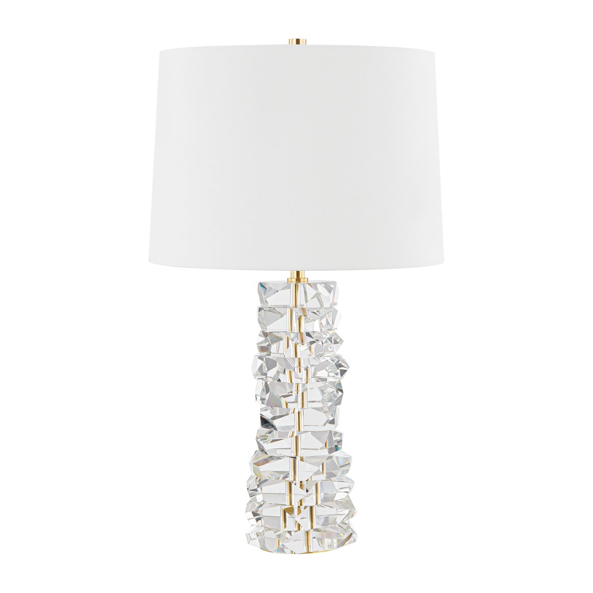 Hudson Valley Lighting Bellarie 16.5 inch 15 watt Aged Brass Table Lamp Portable Light