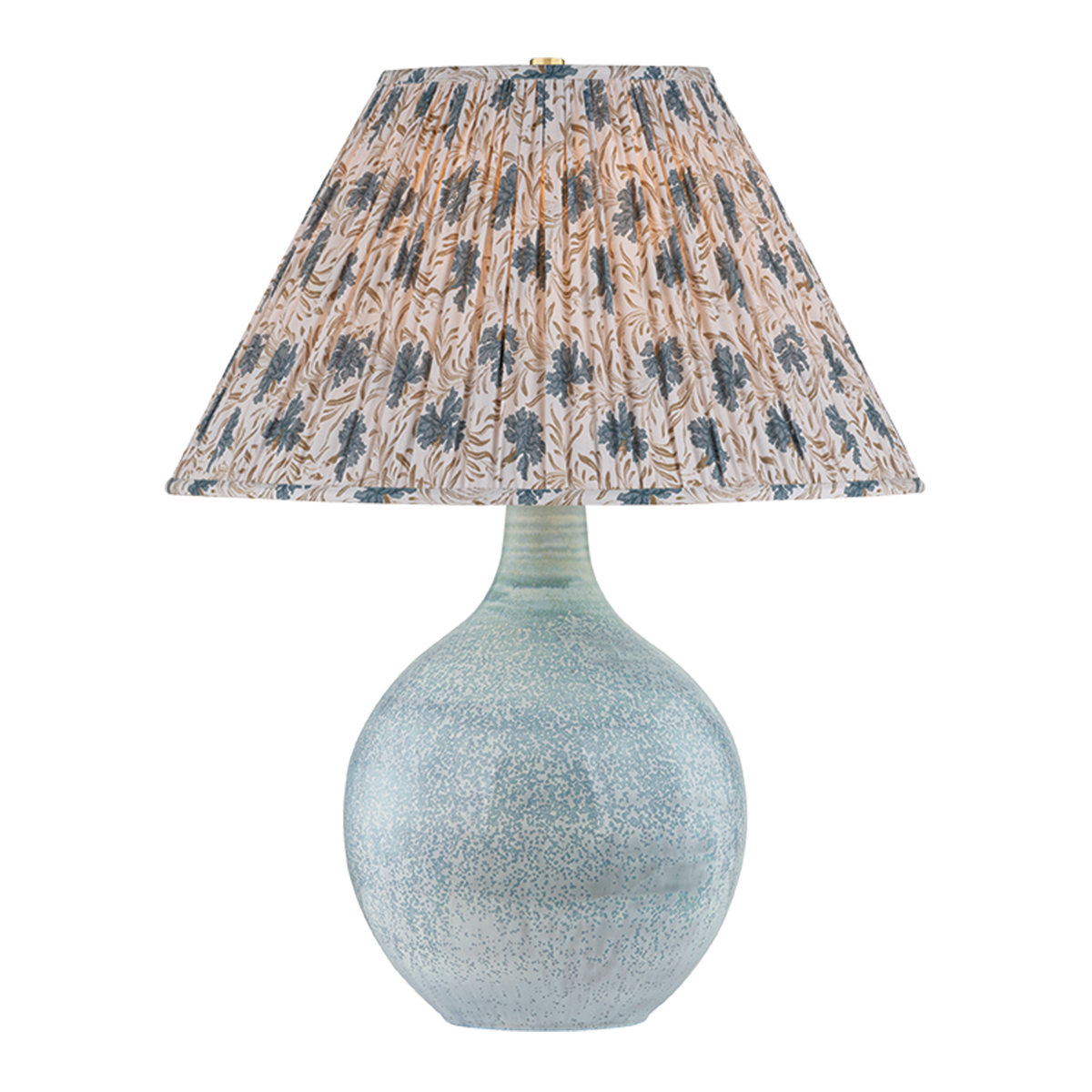 Hudson Valley Lighting Kearny Table Lamp With Bloom Slate Shade