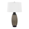 Hudson Valley Lighting Naseby 16.5 inch 15 watt Distressed Bronze/Ceramic Cultured Black Table Lamp Portable Light