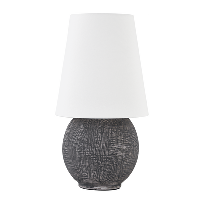 Hudson Valley Lighting Ulsterville 8.25 inch 5 watt Aged Brass/Ceramic Greystone Rechargeable Table Lamp