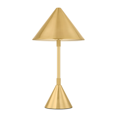 Hudson Valley Lighting Salma 6 watt Aged Brass Rechargeable Table Lamp
