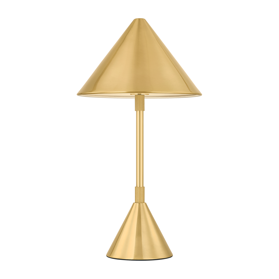 Hudson Valley Lighting Salma 6 watt Aged Brass Rechargeable Table Lamp