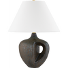 Hudson Valley Lighting Avenel 19 inch 15 watt Aged Brass/Ceramic Reactive Bronze Table Lamp Portable Light