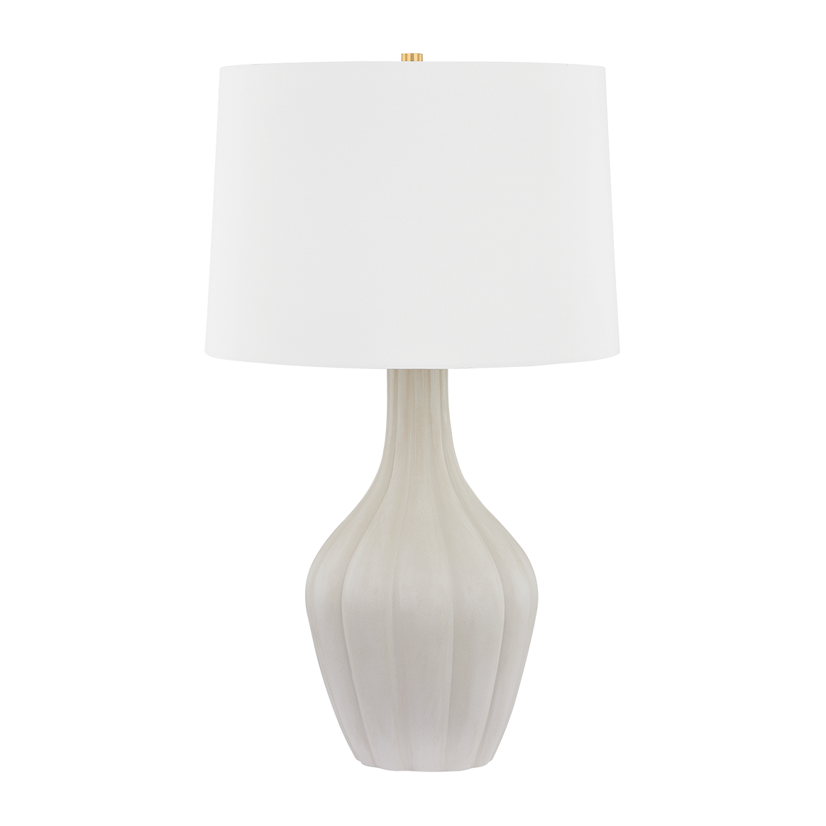 Hudson Valley Lighting Glendora 19 inch 25 watt Aged Brass/Ceramic Misty Morning Table Lamp Portable Light