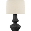 Hudson Valley Lighting Ancram 17.5 inch 15 watt Vintage Gold Leaf/ Ceramic Totem Black Table Lamp Portable Light