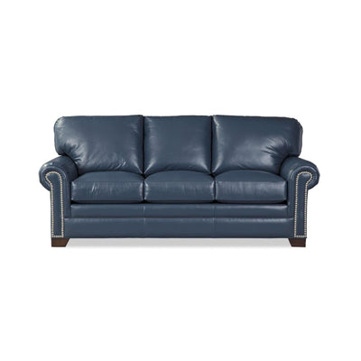 Craftmaster Leather Three Cushion Sofa