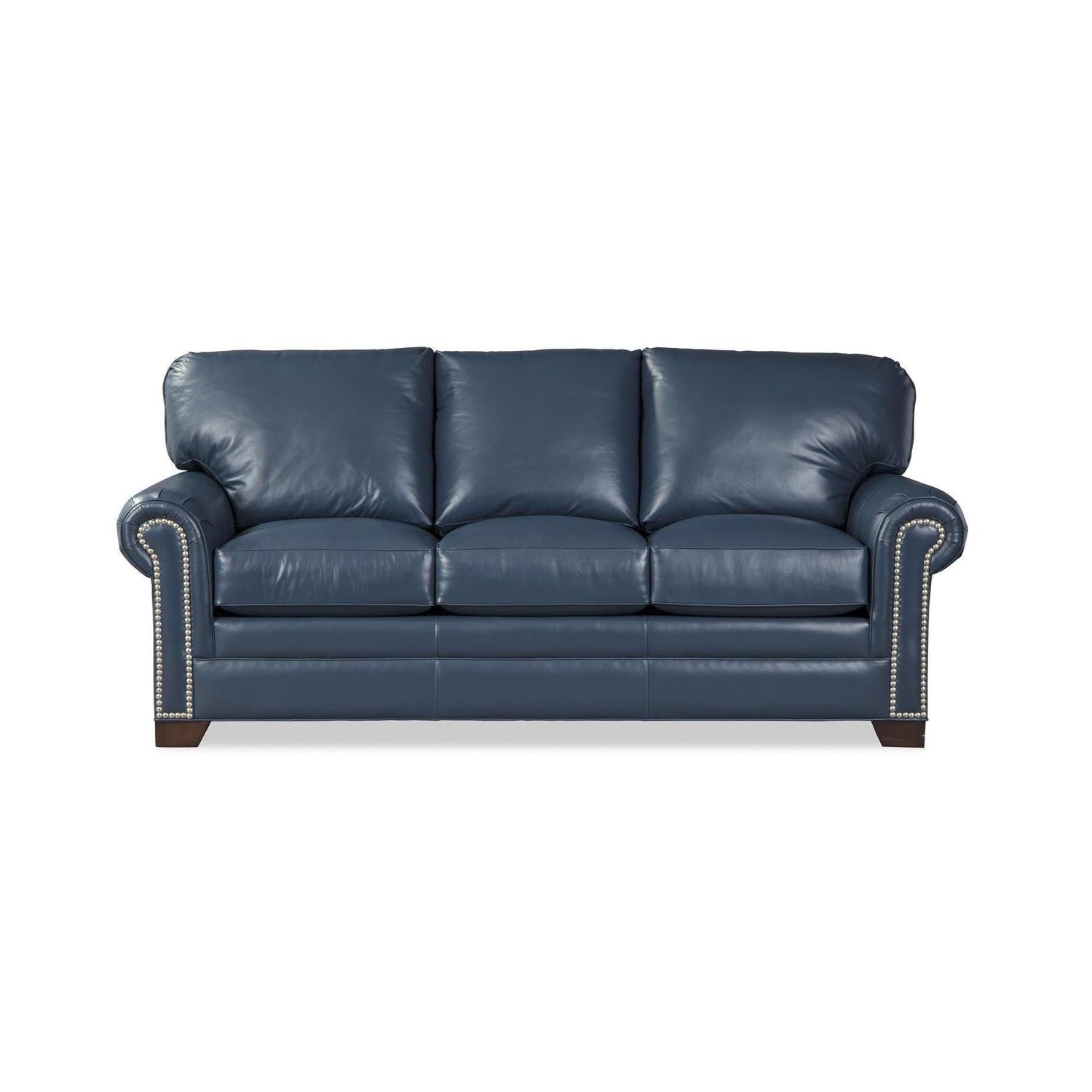 Craftmaster Leather Three Cushion Sofa