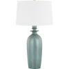 Hudson Valley Lighting Bellmawr 19 inch 25 watt Aged Brass/Ceramic Reactive Palladian Table Lamp Portable Light