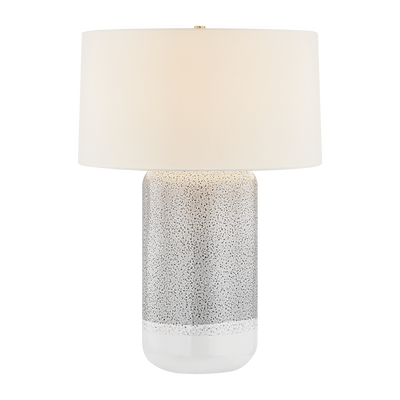 Hudson Valley Lighting Washingtonville 15 watt Aged Brass/Ceramic Blue Shore Table Lamp Portable Light