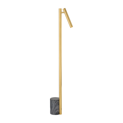 Hudson Valley Lighting Circleville 1 Light 9 inch Aged Brass Floor Lamp Portable Light