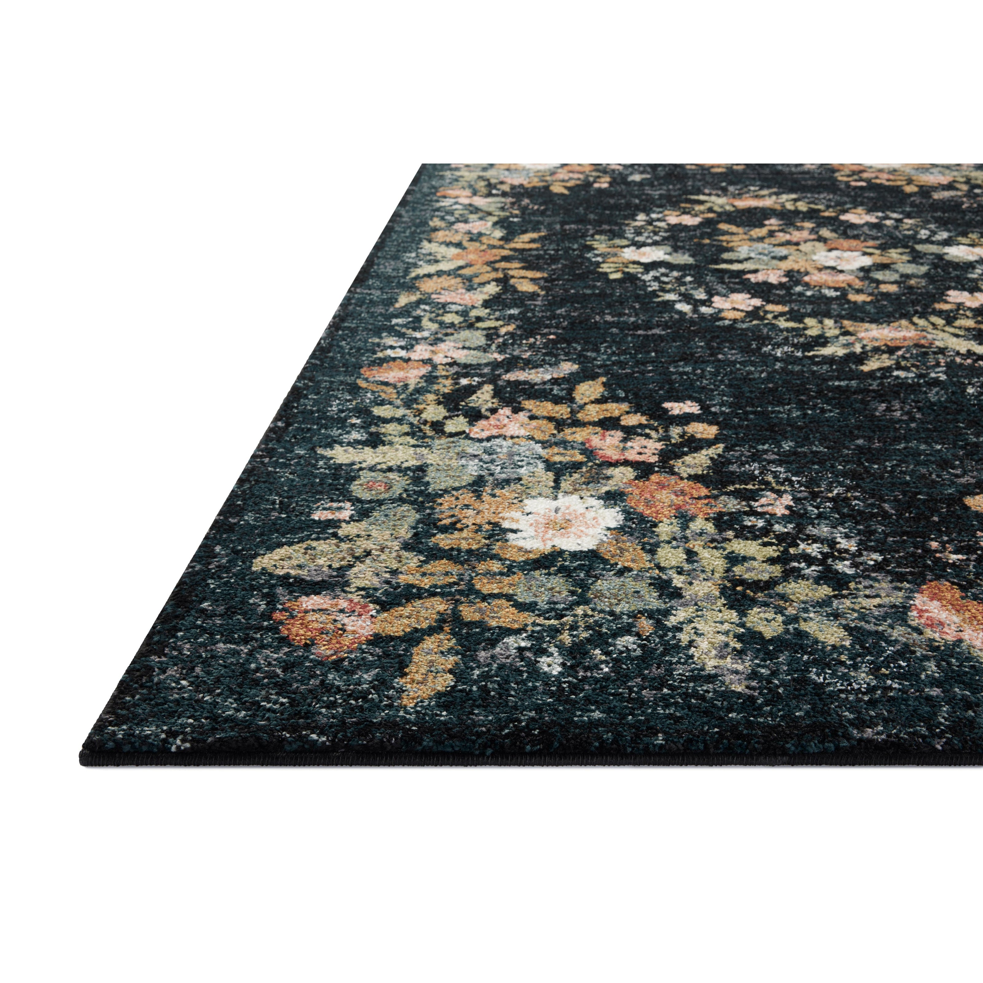 Rifle Paper Laurel LAU-01 Rug Navy