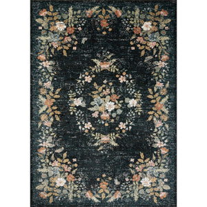 Rifle Paper Laurel LAU-01 Rug Navy
