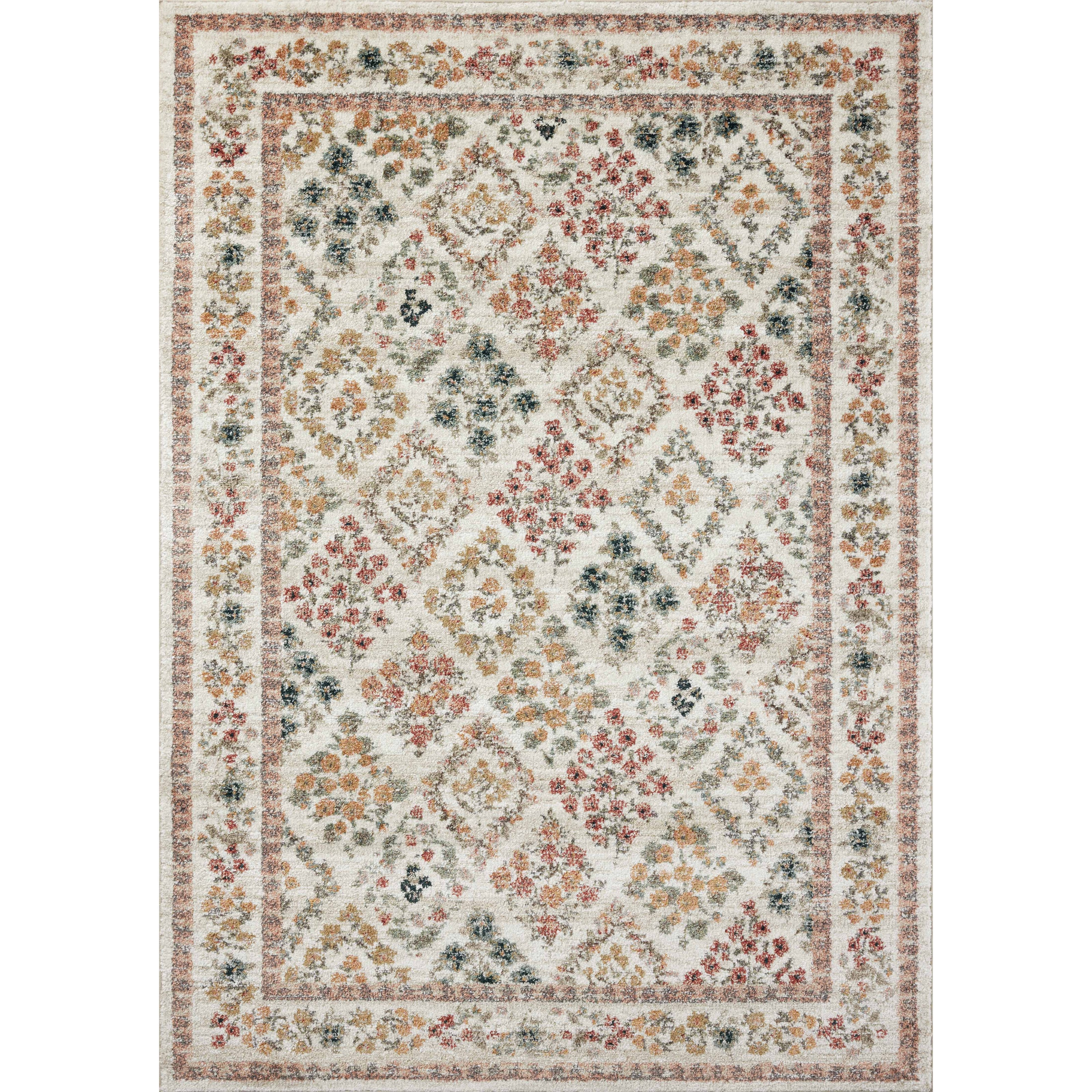 Rifle Paper Laurel LAU-04 Rug Cream