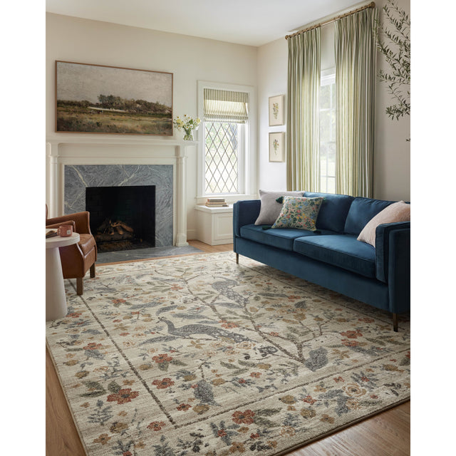 Rifle Paper Laurel LAU-05 Rug Cream
