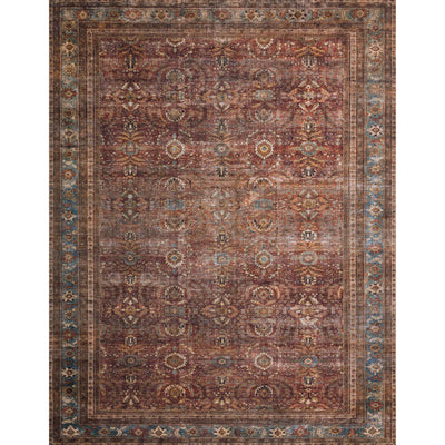 Loloi II Layla LAY-01 Brick / Blue Rug