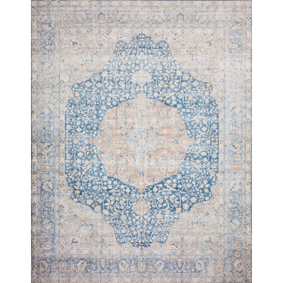 Loloi II Layla LAY-07 Blue / Tangerine Rug