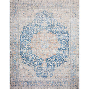Loloi II Layla LAY-07 Blue / Tangerine Rug