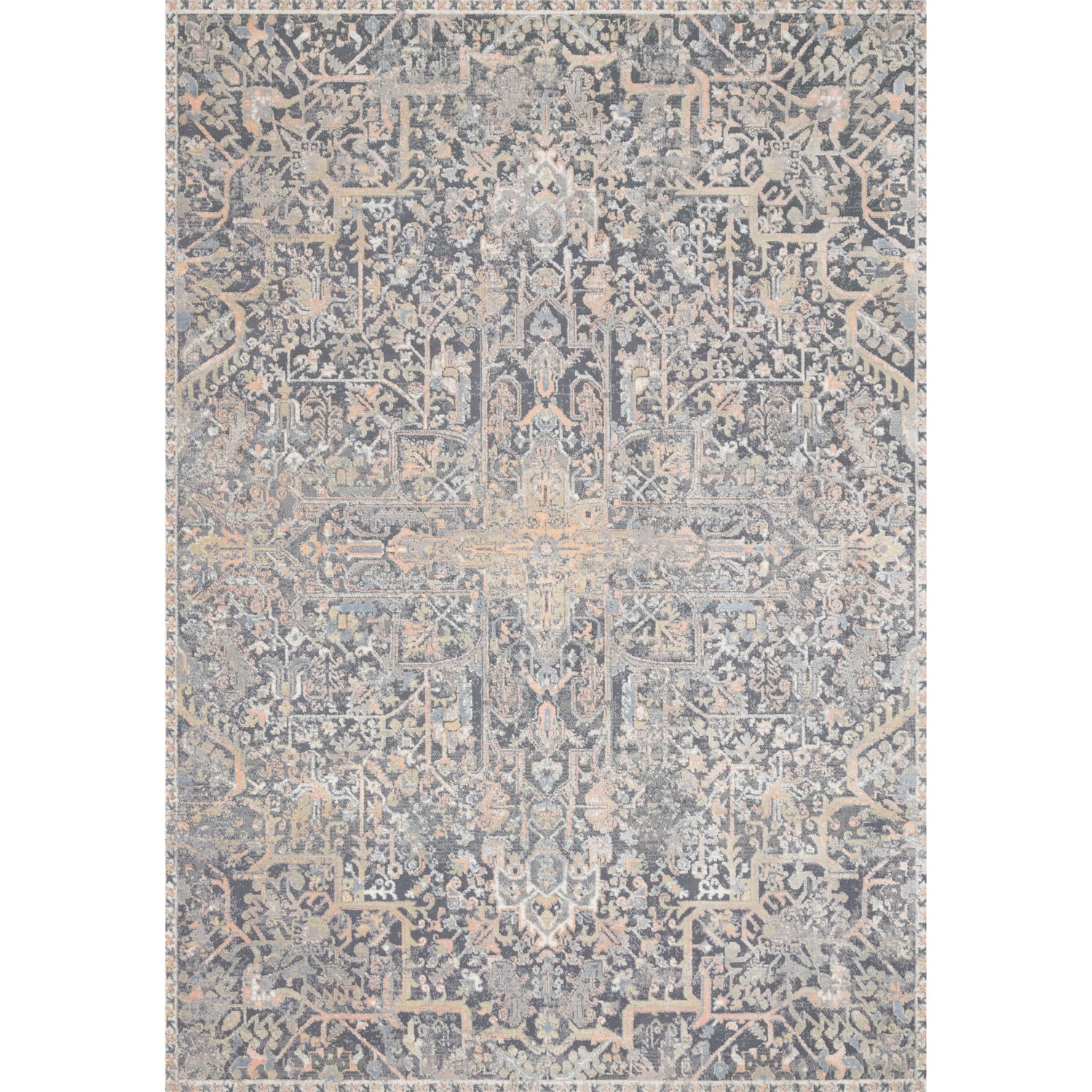 Loloi II Lucia LUC-02 Charcoal / Multi Rug
