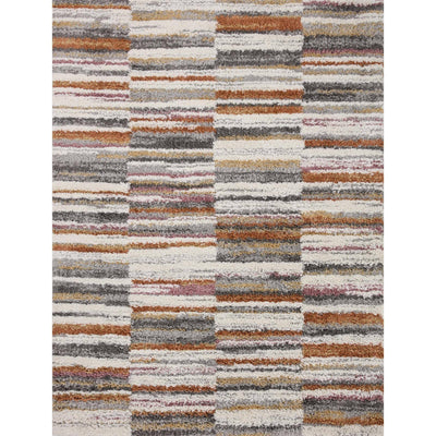 Loloi Levitt Shag LEV-03 Ivory / Sunset Rug
