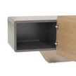 Michael Amini Bristol Point Media Cabinet - Saddle Brown