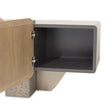 Michael Amini Bristol Point Media Cabinet - Saddle Brown
