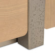 Michael Amini Bristol Point Media Cabinet - Saddle Brown