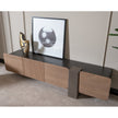 Michael Amini Bristol Point Media Cabinet - Saddle Brown