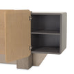 Michael Amini Bristol Point Console Table - Saddle Brown