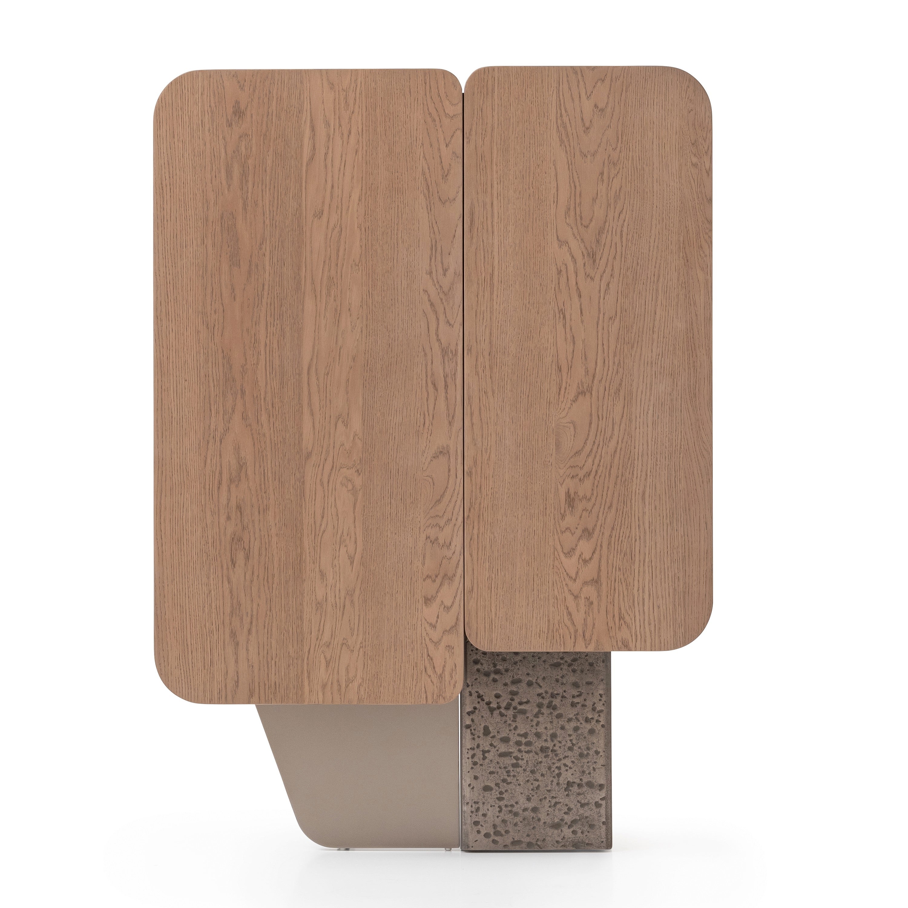Michael Amini Bristol Point Bar - Saddle Brown